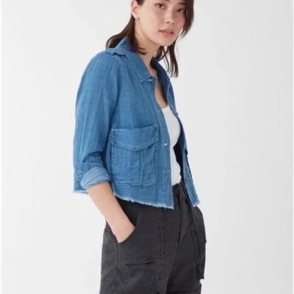 Splendid Indigo Jacket Size Small - image 1